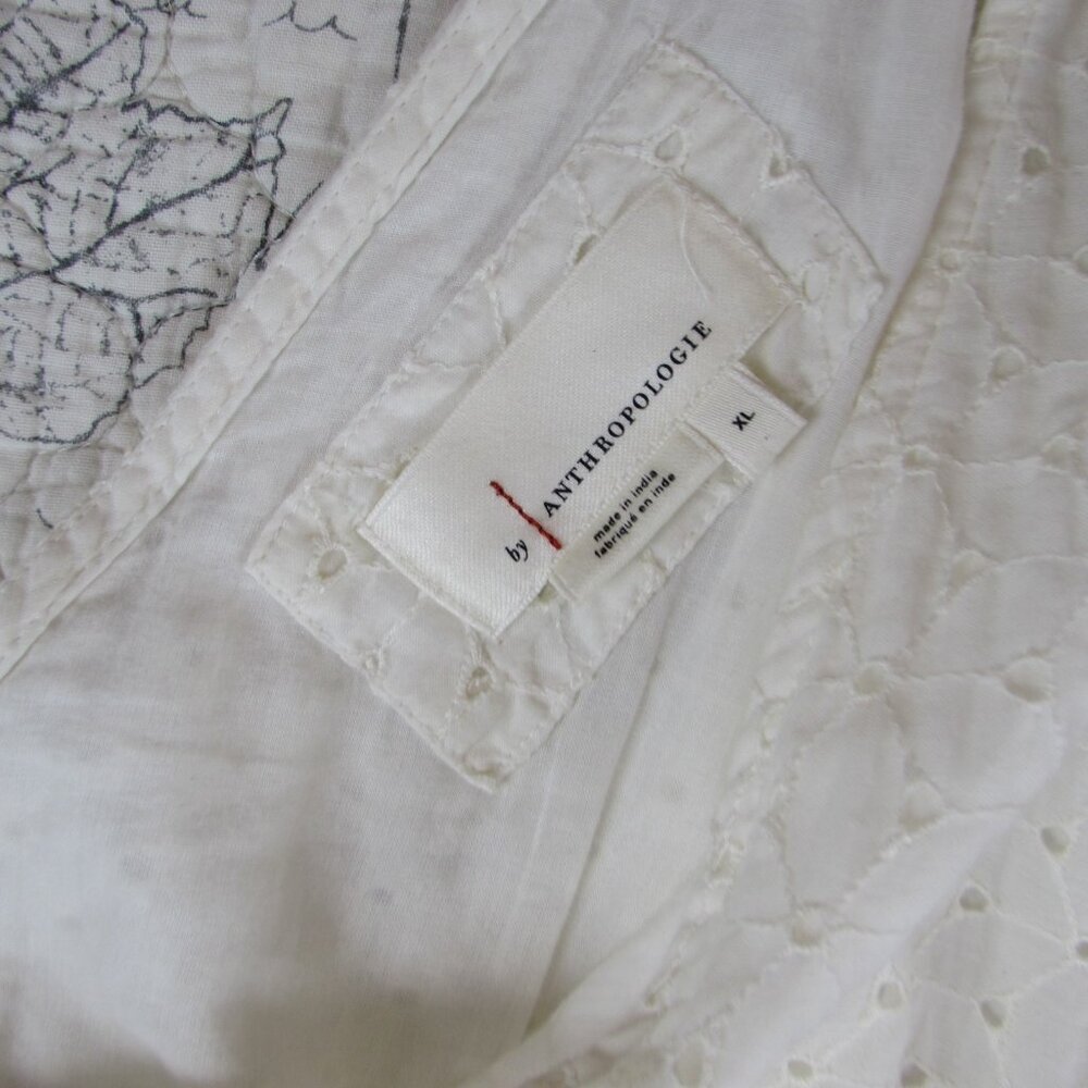 Anthropologie White Eyelet Maxi Dress - Picture 13 of 16